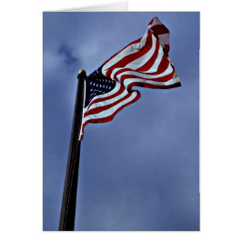 cartão de estrelas e faixas