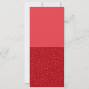 Cartão de Evento de Design Dividido Vermelho Tomat