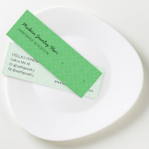 Cartão de Exibição de Brincos de Pressão com Padrã