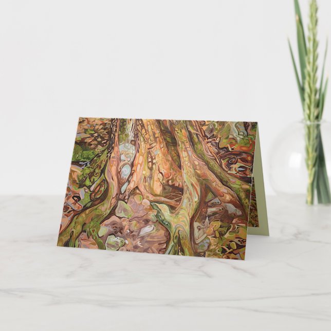 Cartão de exibição de tronco em cores (Frente)