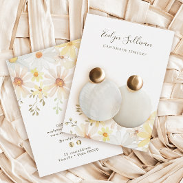 Cartão de exibição do brinco de daisie deliciado