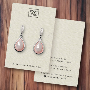 Cartão de exibição do colar de ourivesaria