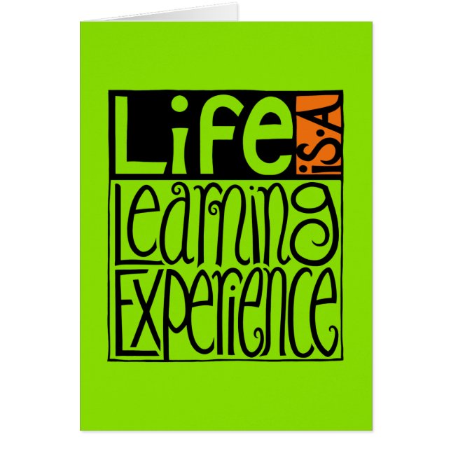 Cartão de Experiência de Vida (Frente)