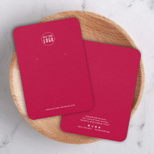 Cartão de Exposição de Brincos Cor Personalizada T