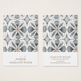 Cartão de Exposição de Brincos de Formas Abstratas