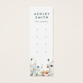 Cartão de Exposição de Brincos Múltiplos de Flor S