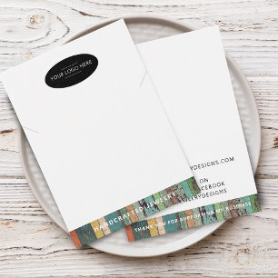 Cartão de Exposição de Colar Chic Adicionar Logoti