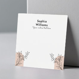 Cartão de Exposição de Colar e Brincos Pastel Boho