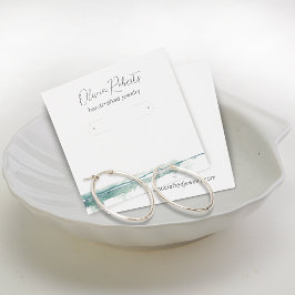 Cartão de Exposição para Brincos Argola com Letra 