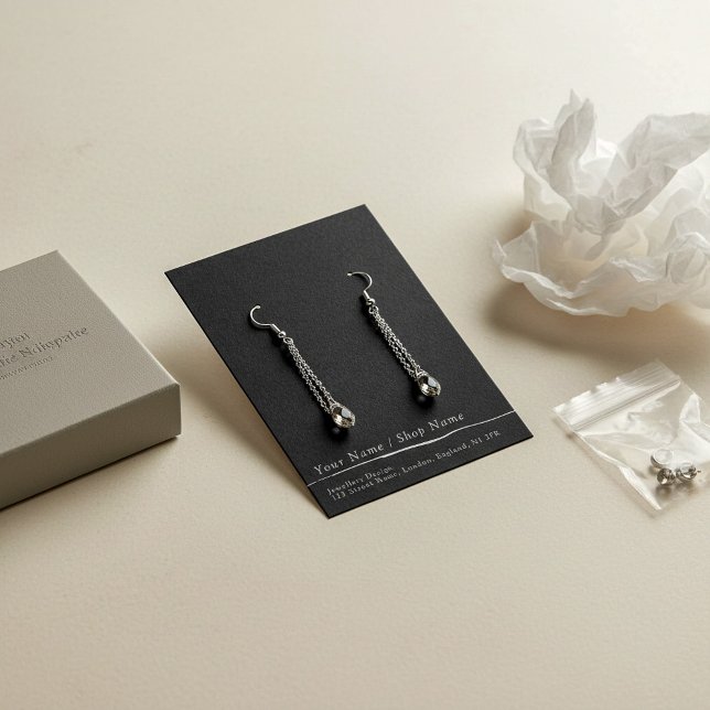Cartão de exposição simples de brincos de stud (Simple stud earring display card)
