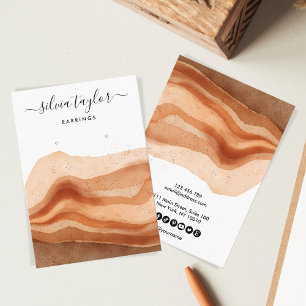 Cartão de expositor Boho Terracotta Earring Neckla