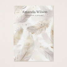 Cartão de expositor de joias de ouro simples moder