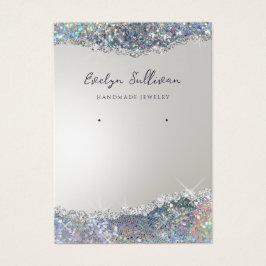 Cartão de expositor para as joias de folha de alum