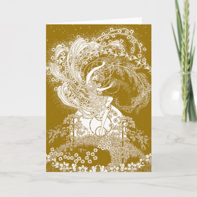 Cartão de fada/Convite: Dorothy Lathrop (Frente)