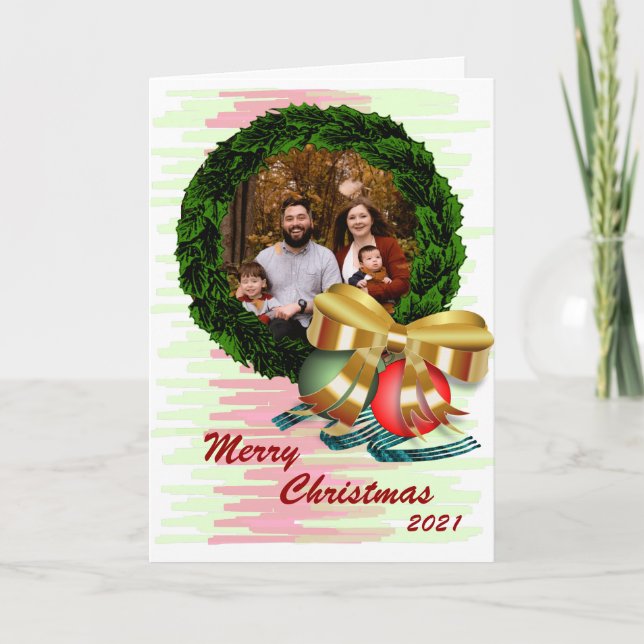 Cartão de Fatura de Natal Dobrado (Frente)