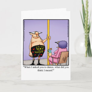 Cartão de Felicitações de Aniversário com Humor Di