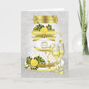 Cartão de Felicitações de Aniversário de Casamento