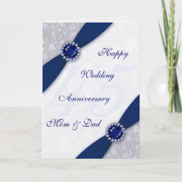Cartão de Felicitações de Aniversário de Casamento