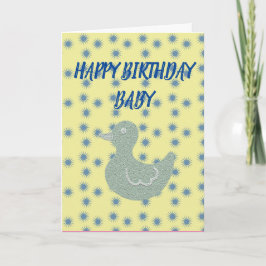 Cartão de Felicitações de Aniversário de Menino