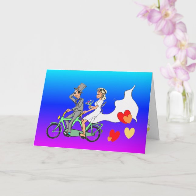 Cartão de Felicitações de Casamento DIY (Orquídea)