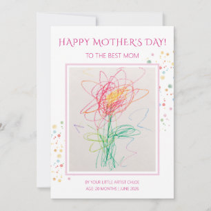 Cartão de Felicitações de Dia das Mães com Arte In