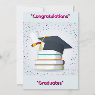 Cartão de Felicitações de Formatura