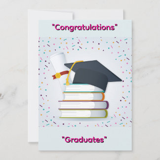Cartão de Felicitações de Formatura