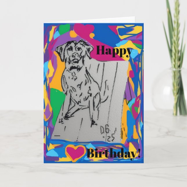 Cartão de Felicitações Dobrado (Frente)