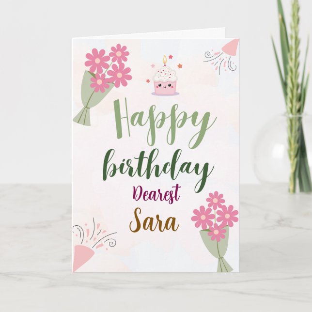 Cartão de Felicitações Dobrado (Frente)