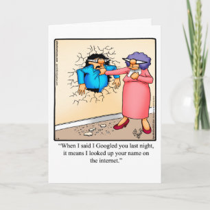 Cartão de Felicitações Engraçado de Aniversário Pa