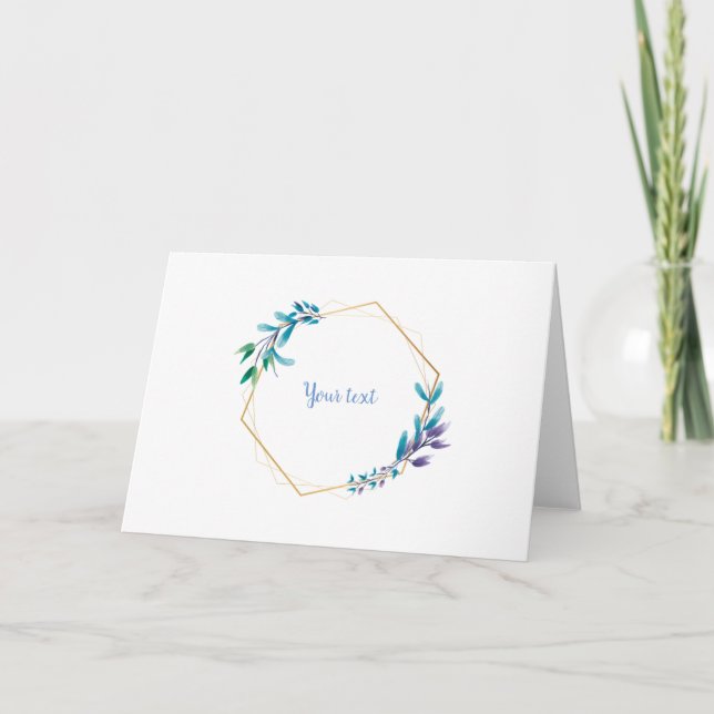 CARTÃO DE FELICITAÇÕES PARA A FAMÍLIA. (Frente)