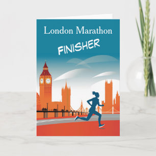 Cartão de Felicitações para Finalistas da Maratona