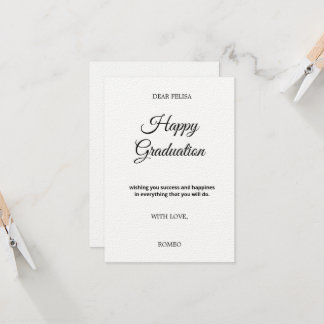 Cartão de Felicitações Plano de 8,9 cm x 12,7 cm