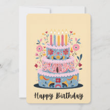 Cartão de Feliz Aniversário