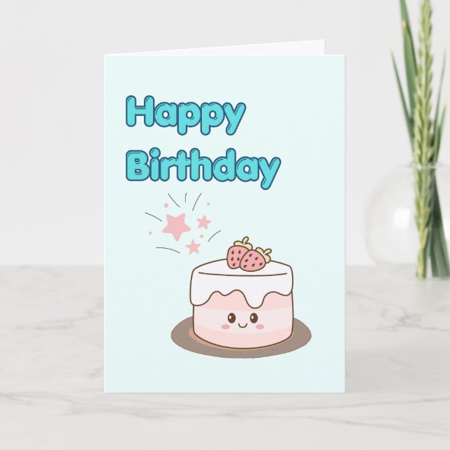 Cartão de Feliz Aniversário (Frente)