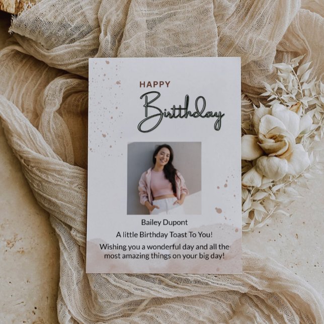 Cartão de Feliz Aniversário (Happy Birthday Card)