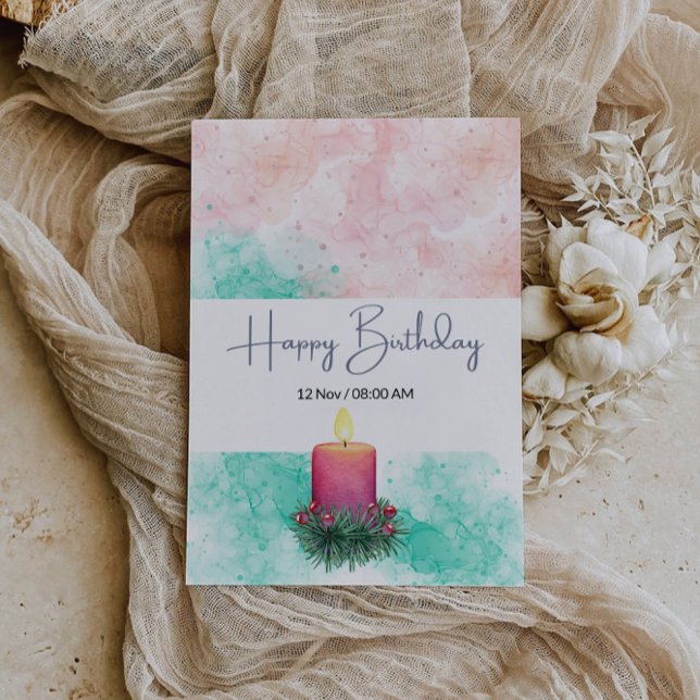 Cartão de Feliz Aniversário (Happy Birthday Card)