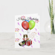 Cartão de Feliz Aniversário