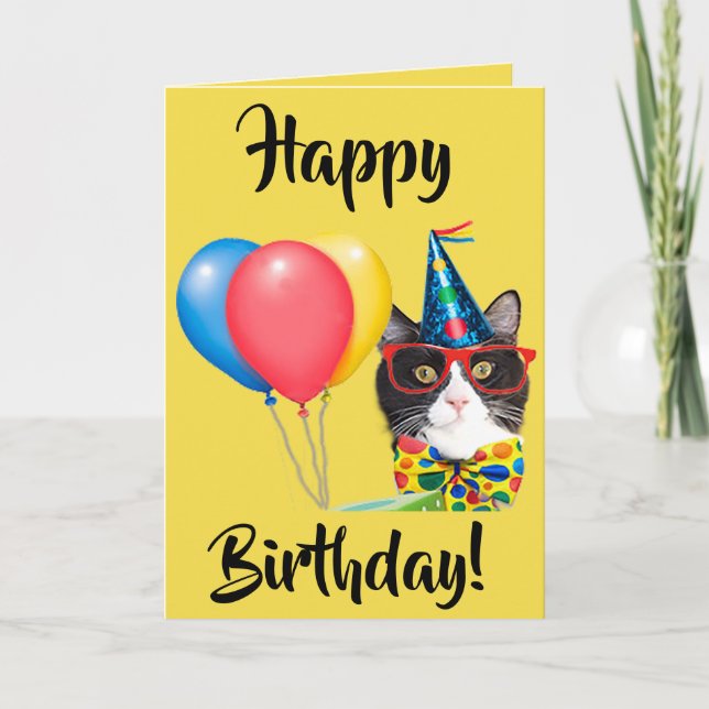 Cartão de Feliz Aniversário! (Frente)