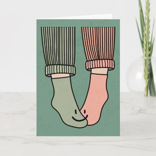 Cartão de Feliz Aniversário para o Casal Combinaçã (Frente)