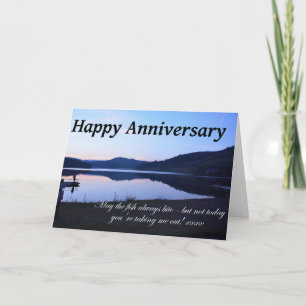 Cartão de Feliz Aniversário Para Pescadores!