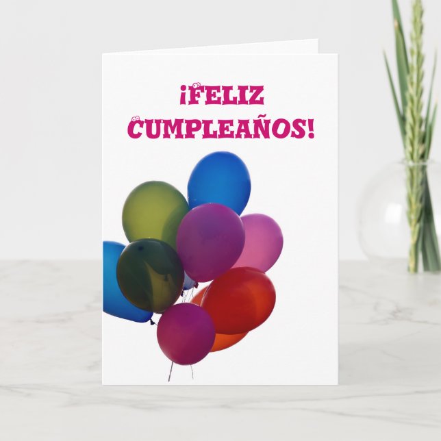 Cartão de Feliz Cumpleanos (Frente)