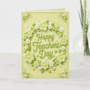 Cartão de Feliz Dia dos Professores
