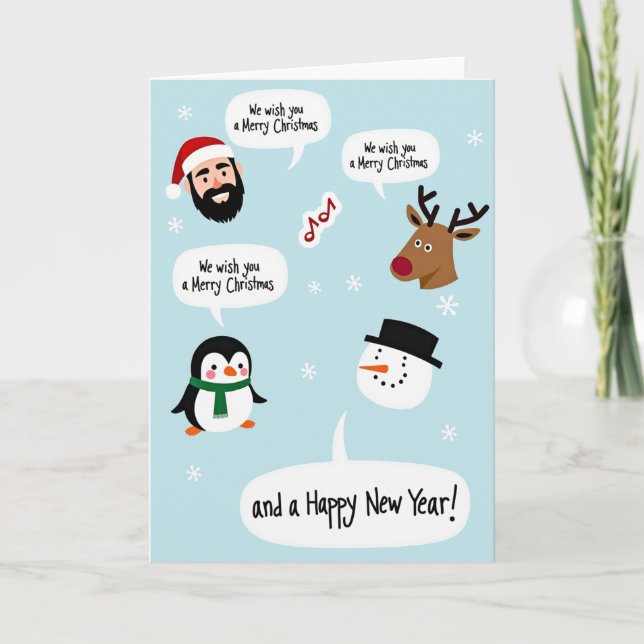 Cartão de Feliz Natal (Frente)