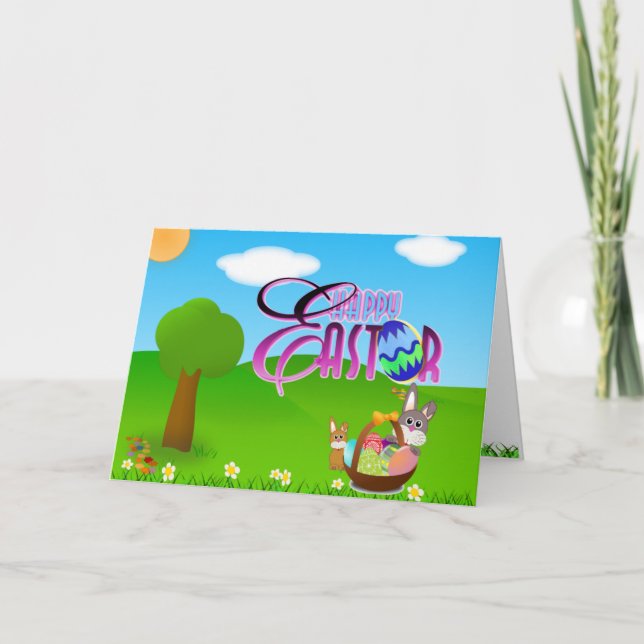 Cartão de felz pascoa (Frente)