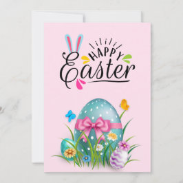 cartão de felz pascoa