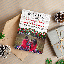 Cartão de Feriado da Família Feriado de Natal