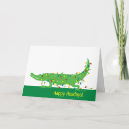 Cartão de Feriado das Luzes Tangidas