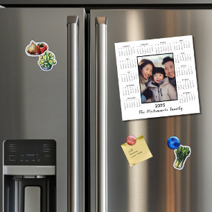 Cartão de Feriado de Calendário de Foto Mínimo do