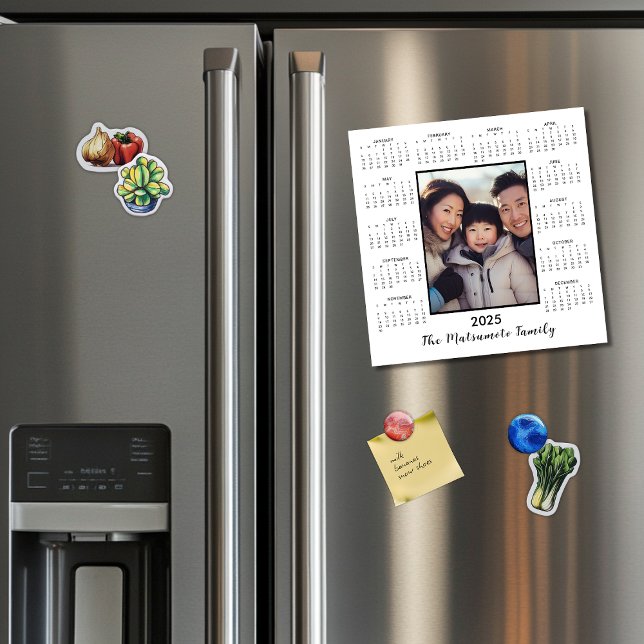 Cartão de Feriado de Calendário de Foto Mínimo do  (Criador carregado)